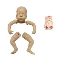 Kit De Boneca Reborn Dormindo De 19 Polegadas Romy Não Pintada Não Montada Moldes Em Branco