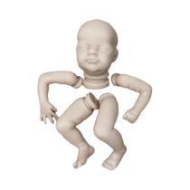 Kit De Boneca Reborn Mini De 9 Polegadas Em Vinil Não Pintado, Não Montado, DIY, Peças Em Branco