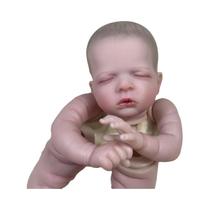 Kit De Boneca Reborn Pintada Em 3D De 20 Polegadas Luisa Com Cílios Enraizados Corpo De Tecido Peças