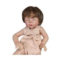 Kit De Boneca Reborn Realista De 19 Polegadas Luise, Feita À Mão Em Vinil Com Pele Pintada E Veias