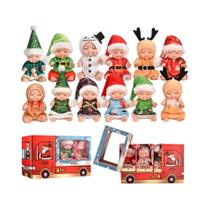 Kit De Bonecas Reborn De Natal Com 12 Peças, Bonecas Princesa Dormindo Com Roupas E Acessórios, Kit De Bonecas Reborn De Natal Com 12 Peças, Bonecas Princesa Dormindo Com Roupas E Acessórios,