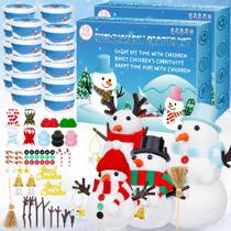 Kit de boneco de neve EOBOH, pacote com 20 peças de artesanato de Natal DIY para crianças Kit de boneco de neve EOBOH, pacote com 20 peças de artesanato de Natal DIY para crianças