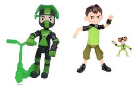 Kit De Bonecos Ben 10 Friagem Patinete Alienígena C6 Kit De Bonecos Ben 10 Friagem Patinete Alienígena C6