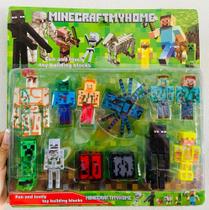 Kit de bonecos Minecraft com 12 peças (PODENDO VARIAS CORES)