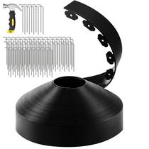 Kit de borda de jardim GROWNEER de 30 m flexível de 10 cm de altura