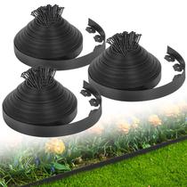 Kit de borda para jardim FunFanso 5 cm x 61 m preto Kit de borda para jardim FunFanso 5 cm x 61 m preto