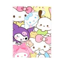 Kit De Bordado Em Diamante 5D Kuromi Hello Kitty Cinnamoroll Arte De Parede Presente Sanrio Mosaico