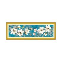 Kit De Bordado Em Ponto Cruz 11CT 9CT Com Flor De Magnólia E Pássaro, DIY, Artesanato Para Decoração