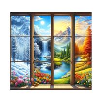 Kit De Bordado Em Ponto Cruz Com Vista De Cachoeira De Montanha DIY Conjunto De Artesanato