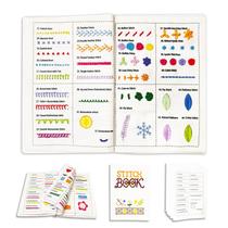 Kit de Bordado para Iniciantes Livro de Pontos com 87 Pontos DIY