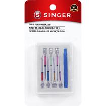 Kit de bordado Punch Needle Singer de 8 peças com cabeças variadas Kit de bordado Punch Needle Singer de 8 peças com cabeças variadas