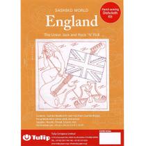 Kit de Bordado Tulip Sashiko - England The Union Jack And Rock "N" Roll