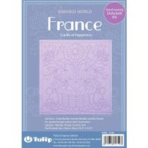 Kit de Bordado Tulip Sashiko - França Berço da Felicidade Kit de Bordado Tulip Sashiko - França Berço da Felicidade
