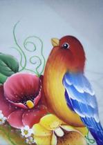 Kit De Bordar Completo: TELA PINTADA TALAGARÇA + LÃ + AGULHA + MANUAL...