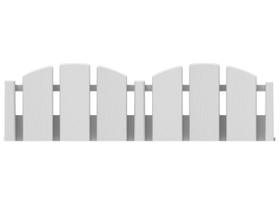 Kit de Bordas para Jardim EasyFlex Adirondack com Aparência de Madeira 4,5 cm x 4,5 m