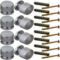 Kit De Botão Frances Fixação de Vidro E Espelho Quantidade Disponivel 4, 6, 8, Ou 10 Peças Kit De Botão Frances Fixação de Vidro E Espelho Quantidade Disponivel 4, 6, 8, Ou 10 Peças