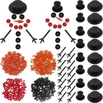 Kit de Botões Artesanais RONYOUNG - Boneco de Neve Natalino (300 Unidades) com Acessórios Kit de Botões Artesanais RONYOUNG - Boneco de Neve Natalino (300 Unidades) com Acessórios