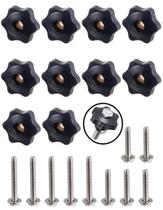 Kit de botões T-Track ZHSLDQ 1/4-20 de rosca 10 botões e 10 parafusos