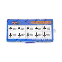 Kit De Botões Tactil Micro 6x6mm 100/180/200PCS Mini Toggle Momentâneo 4pin PCB ABS Para Eletrônicos Kit De Botões Tactil Micro 6x6mm 100/180/200PCS Mini Toggle Momentâneo 4pin PCB ABS Para Eletrônicos