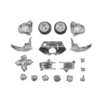 Kit De Botões Transparentes Para Xbox One S Elite Series X S, Bumpers E Gatilhos