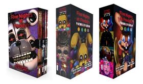 Kit de Boxes Five Nights at Freddys Trilogia e Pavores de Fazbear Vols. 1 a 8 Coleção Oficial em Português Livros de Terror e Suspense Juvenil