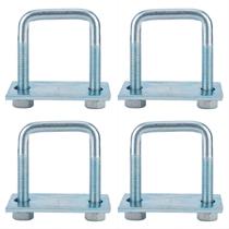 Kit de braçadeira Leaf Spring MYZHRE, pacote com 4 unidades para caminhão de 6,7 x 9,5 cm