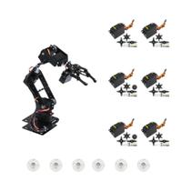 Kit De Braço Robótico 6-DOF Multi Grau De Liberdade Fabricante De Agarramento De Robô Com Servo Para