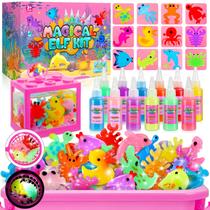 Kit de brinquedos Aqua Water Gel para crianças MDINGTD com 12 géis e 12 moldes Kit de brinquedos Aqua Water Gel para crianças MDINGTD com 12 géis e 12 moldes