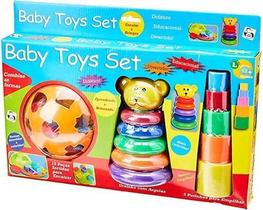 Kit De Brinquedos Baby Toys Set - Educativo 3 Em 1 - Pica Pau