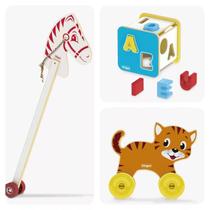 Kit de brinquedos educativos primeira infância 1 anos +