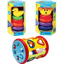 Kit De Brinquedos Infantil Bebês - Diversão E Aprendizado