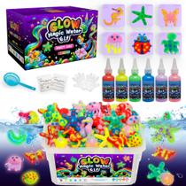 Kit de brinquedos Kiditos Glow in The Dark Magic Water Elf com 6 cores