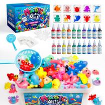 Kit de brinquedos Kiditos Magic Water Elf Aqua Fairy com 20 géis mágicos