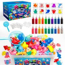 Kit de brinquedos Kiditos Magic Water Elf Aqua Fairy com 20 géis mágicos