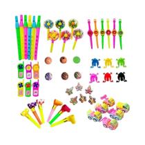 Kit De Brinquedos Para Festa De Aniversário Infantil 54 Peças: Piñata, Brinquedos De Pelúcia, Apito, Kit De Brinquedos Para Festa De Aniversário Infantil 54 Peças: Piñata, Brinquedos De Pelúcia, Apito,