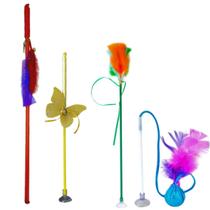 Kit de Brinquedos para Gato Varinhas Colors