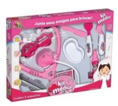 Kit De Brinquedos Profissão Medica - 9 Acessorios - Arena Toys