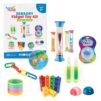 Kit de Brinquedos Sensoriais para Crianças Sensitiva 128 Pçs