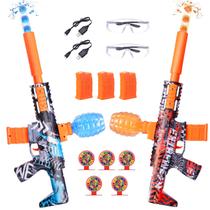 Kit de brinquedos Splat Blaster, pacote com 2 unidades, totalmente automático, com 3 baterias para maiores de 12 anos