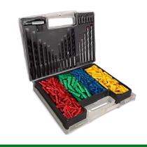 Kit De Brocas Bits Para Concreto Madeira Metal 300 Peças - TITANIUM