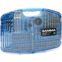 Kit de Brocas, Ponteiras e Serras Copo 128 Peças GAMMA G19517AC Kit de Brocas, Ponteiras e Serras Copo 128 Peças GAMMA G19517AC