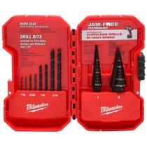 Kit de brocas Step Milwaukee 10 peças -48-89-9222 Kit de brocas Step Milwaukee 10 peças -48-89-9222