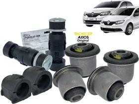 Kit de buchas Dianteira Logan Sandero 1.0 1.6 Desde 2007 AXIOS / TRW Kit de buchas Dianteira Logan Sandero 1.0 1.6 Desde 2007 AXIOS / TRW