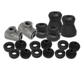 Kit de Buchas do Amortecedor + Batentes Dianteiro/Traseiro Corcel 2 Belina 2 Del Rey Kit de Buchas do Amortecedor + Batentes Dianteiro/Traseiro Corcel 2 Belina 2 Del Rey