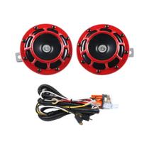 Kit De Buzina Elétrica Super Alta 115DB 12V Compacta Com Fiação E Relé Para Moto E Carro Kit De Buzina Elétrica Super Alta 115DB 12V Compacta Com Fiação E Relé Para Moto E Carro