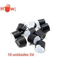 Kit De Buzzer Ativo 5V 10pcs 12x95mm Mini Buzzers Piezoelétricos De Tom Longo Para Arduino DIY