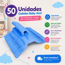 Kit De Cabides Bebê Para Arrumar Guarda Roupa Kit com 50 Unidades Baby