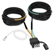 Kit de cablagem de reboque Gonice, plugue de 25 pés, 4 pinos e 5 fios Kit de cablagem de reboque Gonice, plugue de 25 pés, 4 pinos e 5 fios