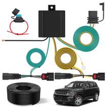 Kit de cablagem de reboque Nilight de 4 pinos para Jeep Grand Cherokee