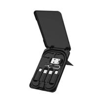 Kit De Cabo Multifuncional 6 Em 1 Com Carregamento Rápido Para iPhone 11 12 pro Max XR Adaptador